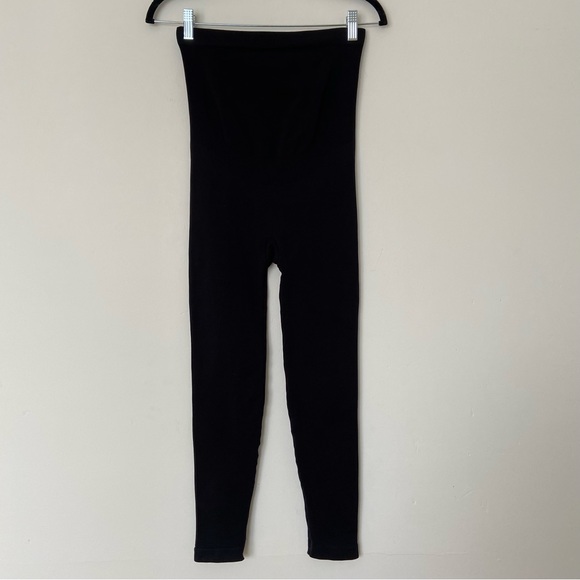 SPANX Women's Mama Look at Me Now Seamless Leggings in Black Medium Maternity - Picture 3 of 10